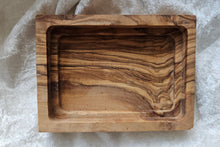 Laden Sie das Bild in den Galerie-Viewer, Olivenholz eckig doppelt