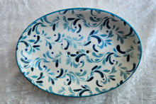 Laden Sie das Bild in den Galerie-Viewer, Seifenschale, blau gemustert

