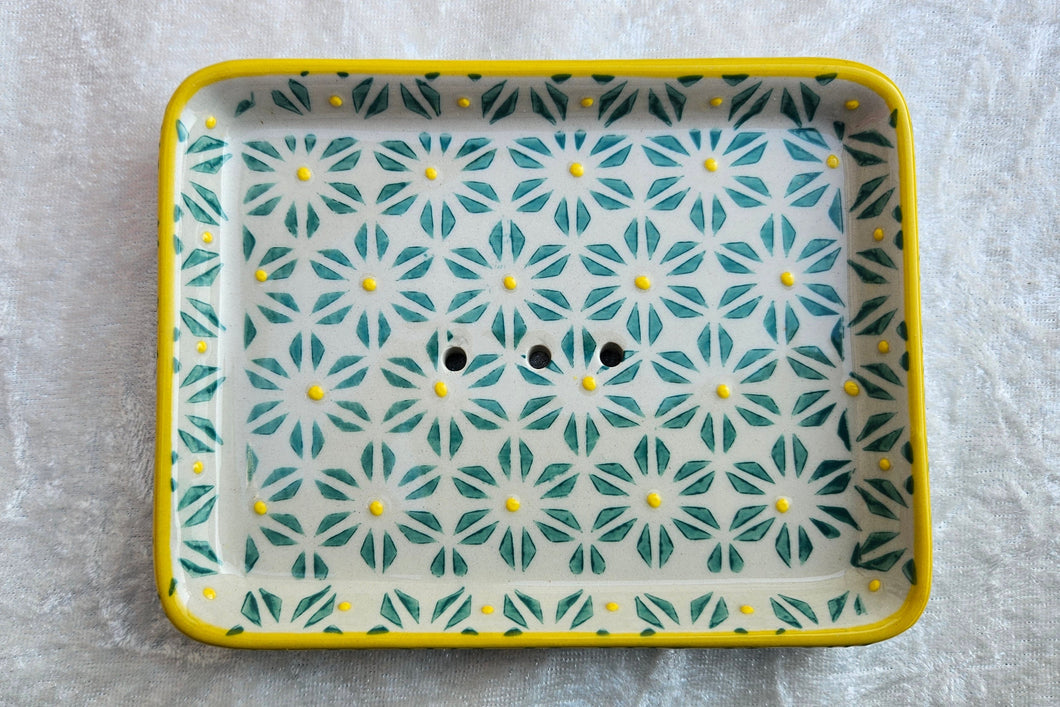 Seifenschale, Retro gemustert