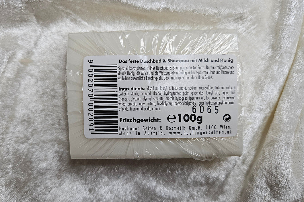 Haarwaschseife Milch und Honig