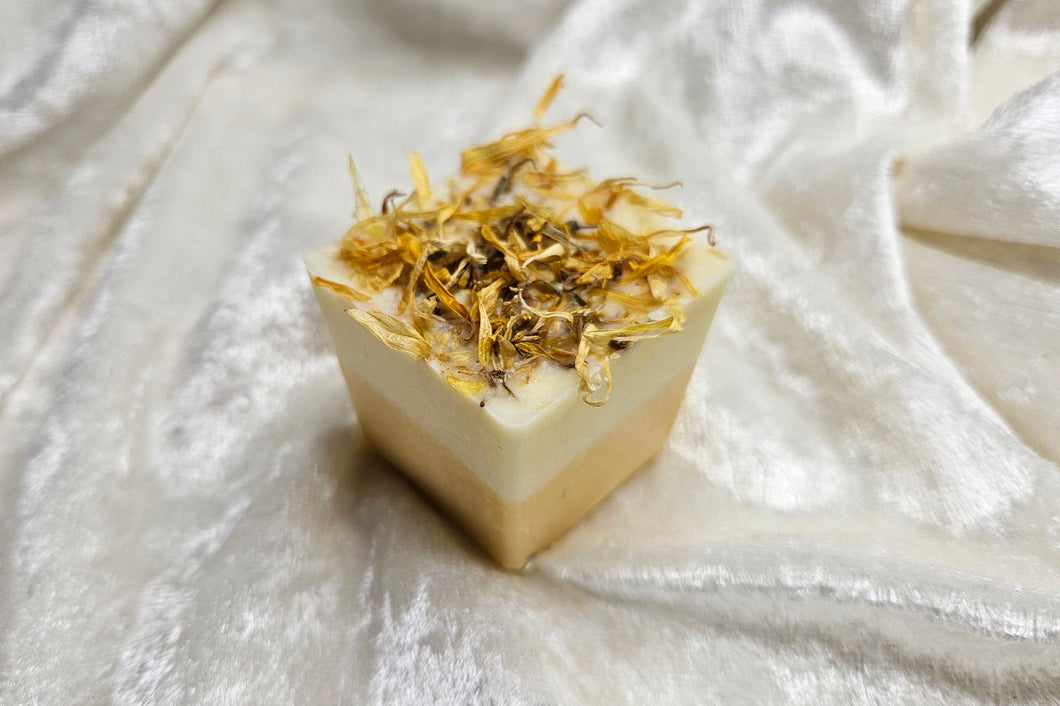 Badewürfel Ringelblume