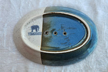 Laden Sie das Bild in den Galerie-Viewer, Seifenschale, Steingut-blau

