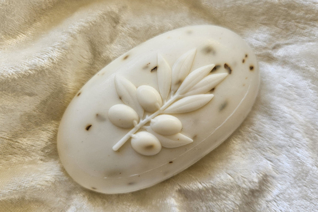 Schafmilchseife Olive weiß