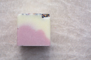 Badewürfel Lavendel mit Rose