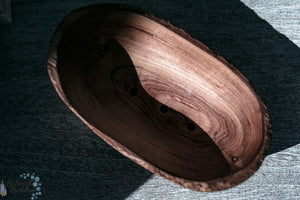 Seifenschale aus Olivenholz