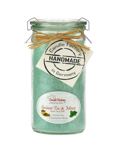 Duftkerze grüner Tee Minze
