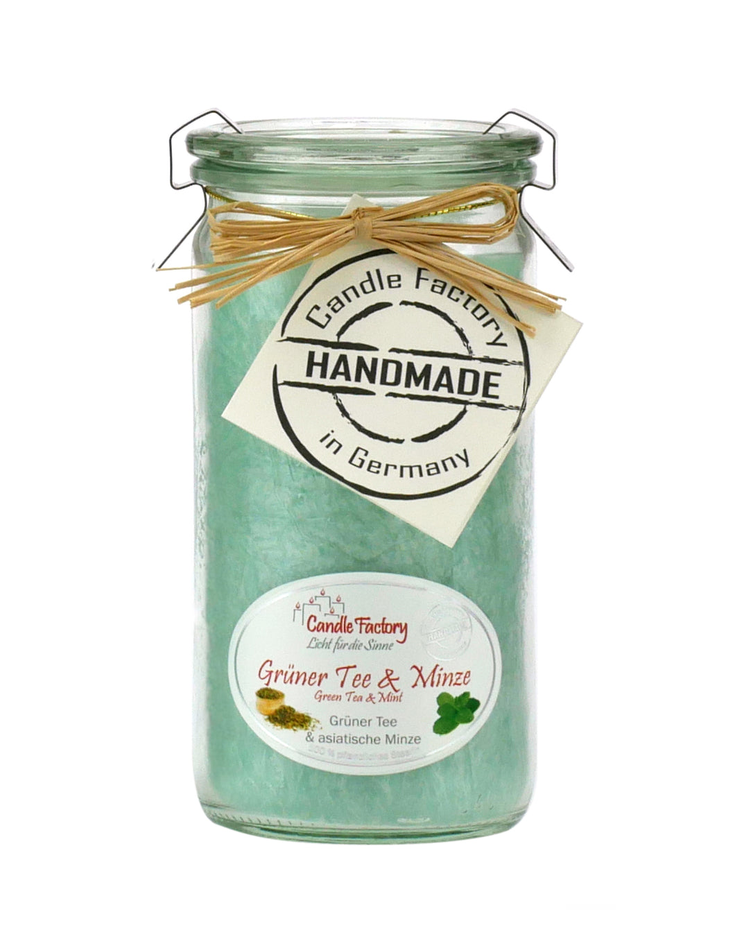 Duftkerze grüner Tee Minze
