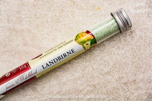 Feines Milchbad Landbirne