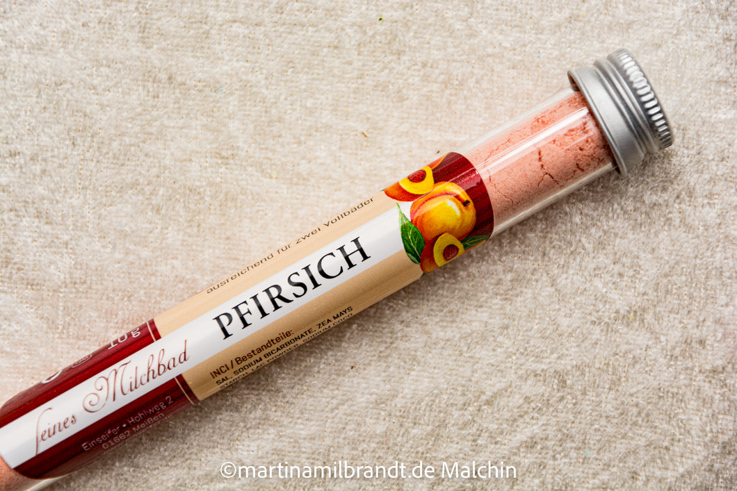 Feines Milchbad Pfirsich